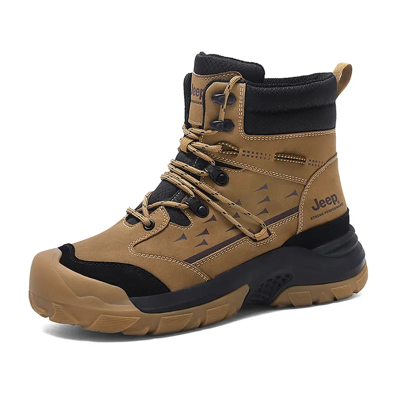 Jeep Martin Boots Men's Khaki/Black