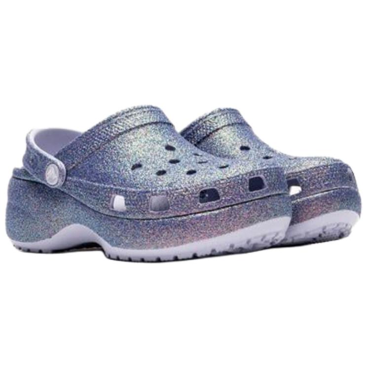 Crocs Platform Irid Glitter Clog Clogs Women's Purple купить в интернет-магазине Yoocart с быстрой доставкой по России.