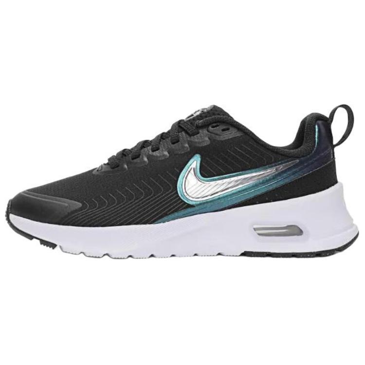 Nike Air Max Nuaxis Black White Metallic Silver Metallic Dark Grey Women's