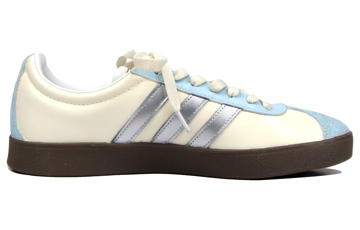 Adidas Neo VL Court 2.0 Slip Resistant Low Top Skateboard Shoes Unisex Beige Blue Silver купить в интернет-магазине Yoocart с быстрой доставкой по России.