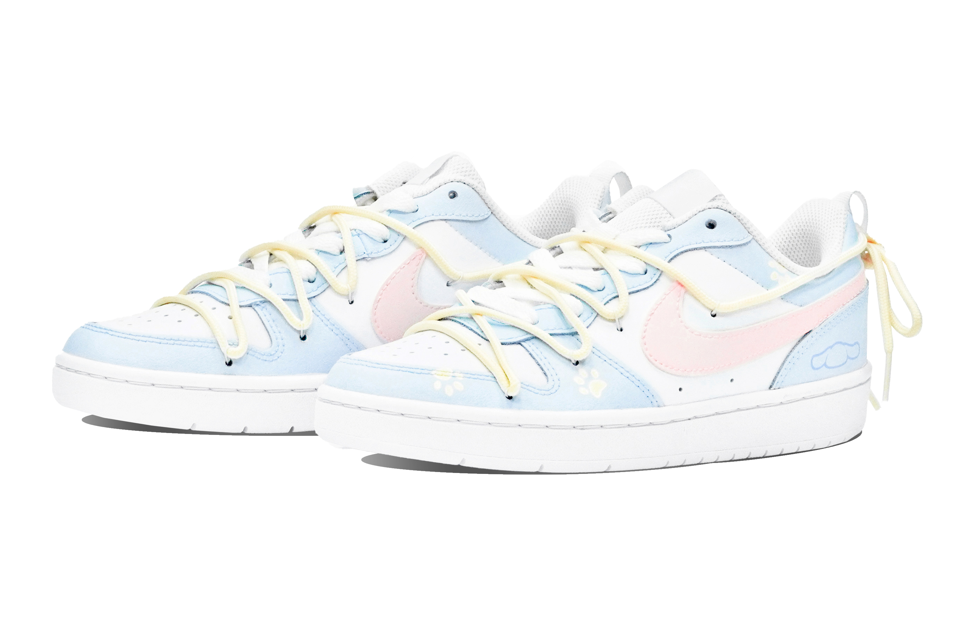 Nike Court Borough ABLOODING Low Top Skateboard Shoes GS Sky Blue купить в интернет-магазине Yoocart с быстрой доставкой по России.