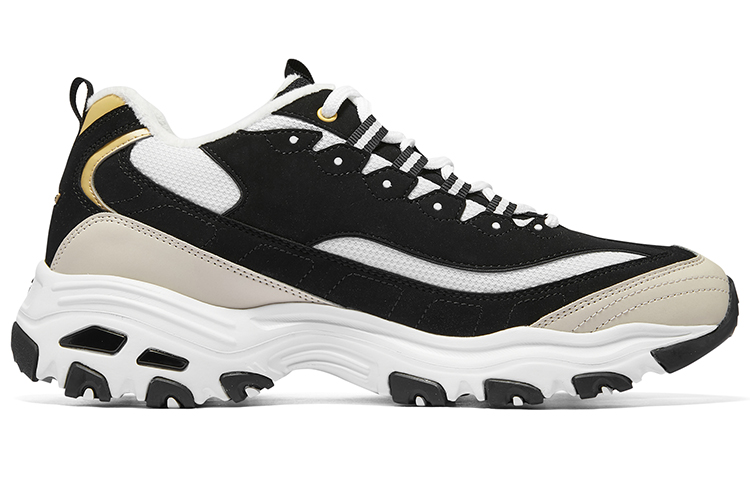 Skechers D'lites Sneakers 'Black Beige White' купить в интернет-магазине Yoocart с быстрой доставкой по России.