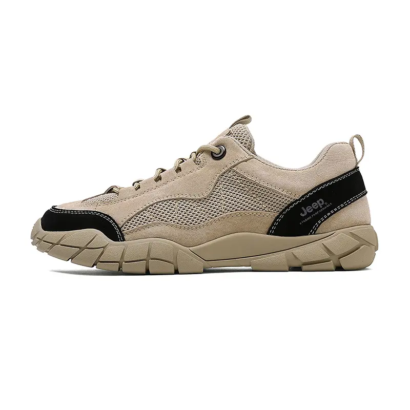 Jeep Low Top Hiking Shoes Men's Sand