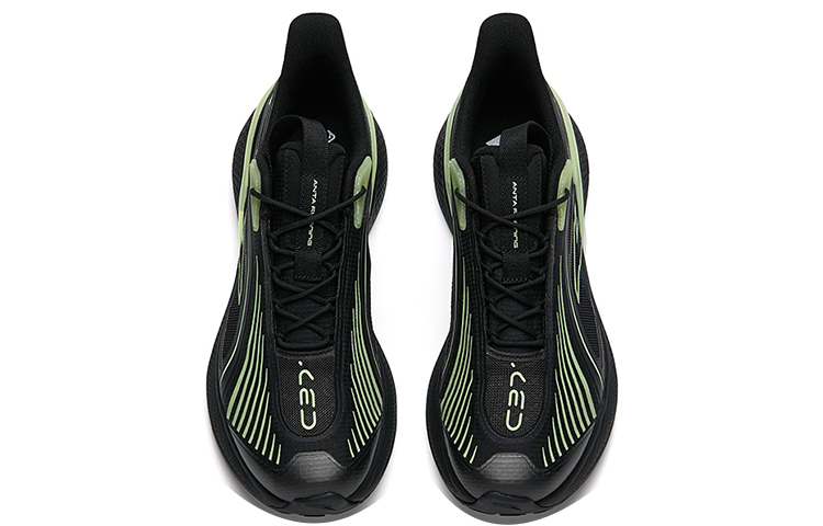 Anta C37 2.0 Cushioned Anti-Slip And Wear-Resistant Lightweight Low-Top Running Shoes Men's Fluorescent Black купить в интернет-магазине Yoocart с быстрой доставкой по России.