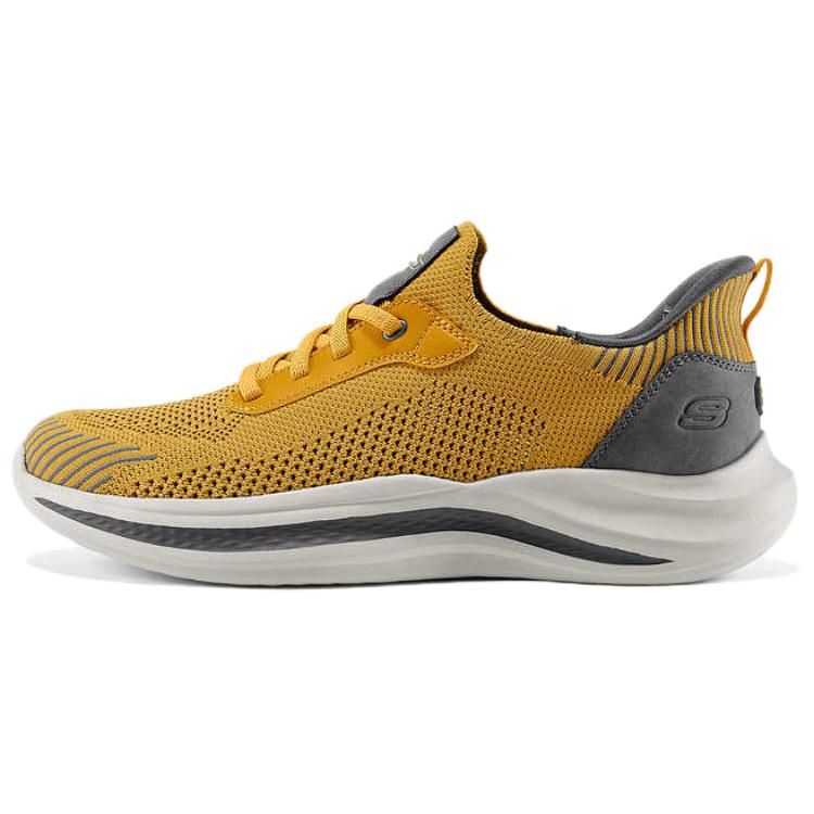 Skechers MENS USA Abrasion Resistant Low Top Casual Shoes Men's Bright Yellow