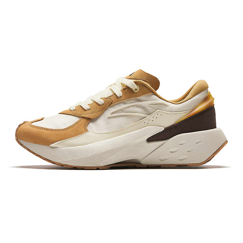 Anta Rock Sugar 4 Cushioning Anti-Slip And Wear-Resistant Low-Top Casual Shoes Men's Light White Brown