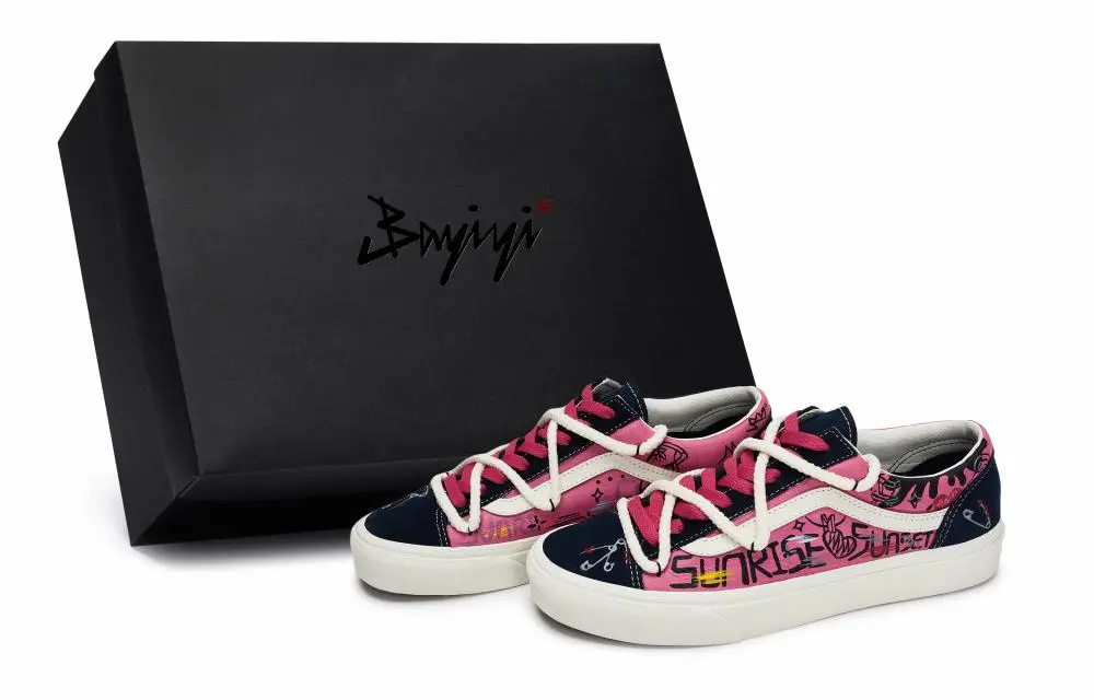 Vans Style 36 Skateboard Shoes Unisex Low top White/Blue/Pink
