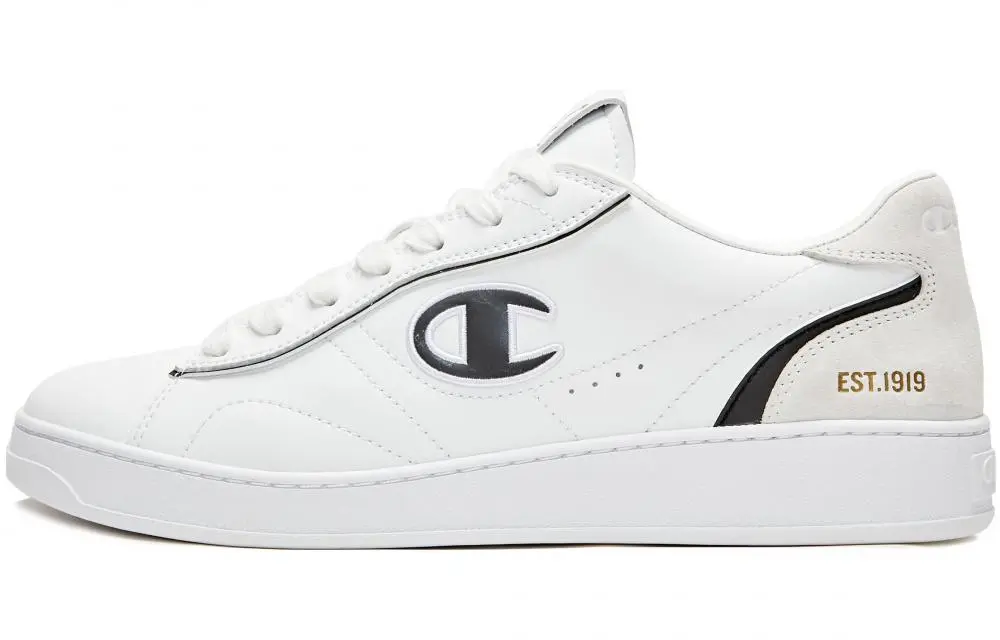 Champion Alpha 1 Low top Skateboard Shoes Black White