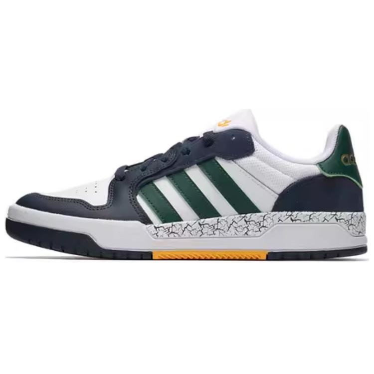 Adidas Neo Entrap Anti Slip And Wear Resistant Lightweight Low Top Skateboard Shoes Unisex White Green Blue