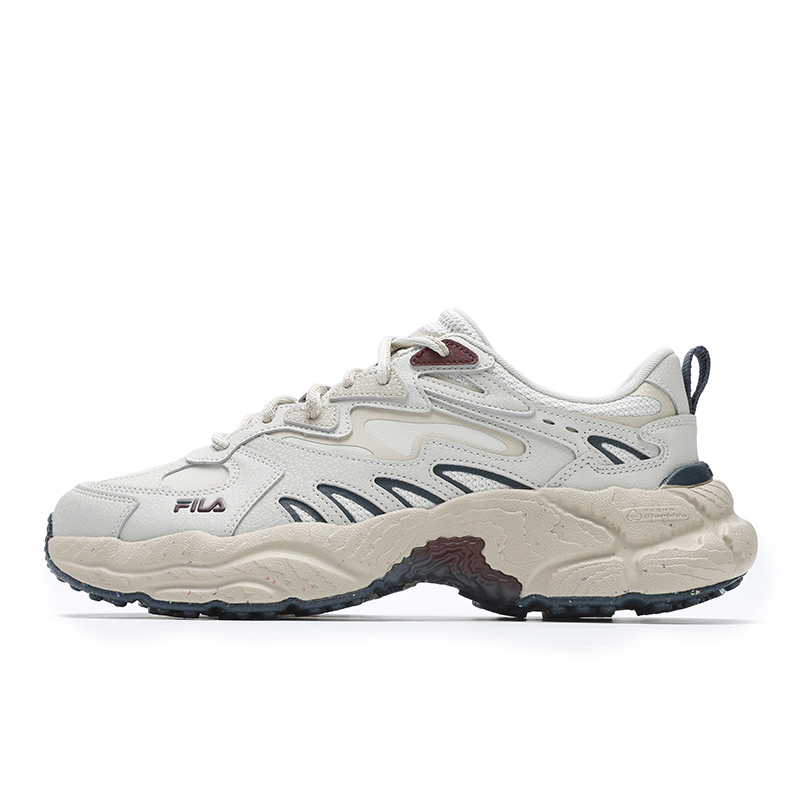 FILA Fern Collection Abrasion Resistant Low Top Casual Shoes Men's Beige Green