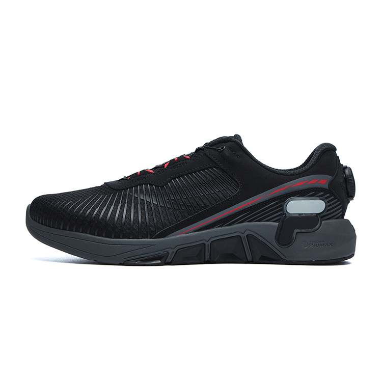 FILA XFT BOA Cushioning Wear-Resistant Low-Top Training Shoes Men's Black