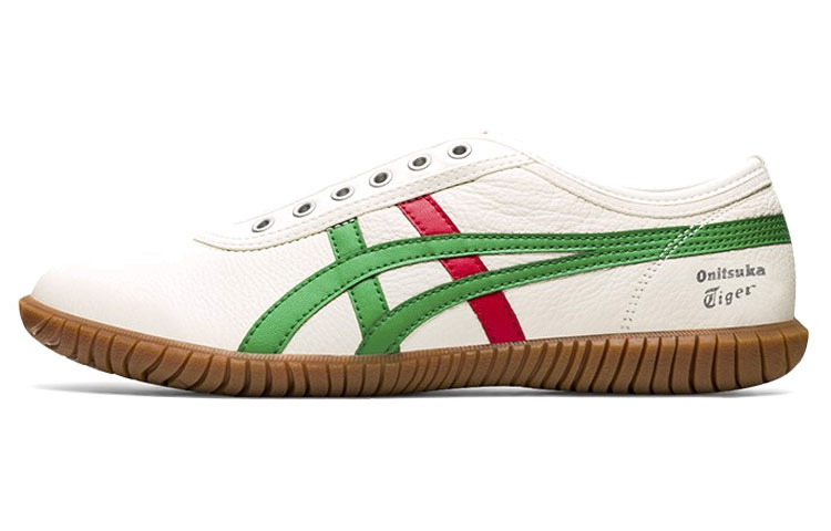 Onitsuka Tiger Tsunahiki Slip on Beige Green