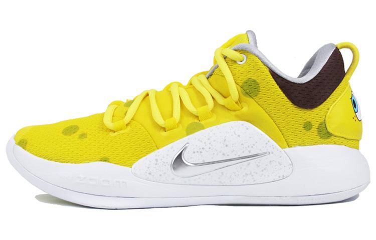 Nike Hyperdunk X Low 10 Cushioned Slip-Resistant Low-Top Performance Basketball Shoes Men's Yellow Brown