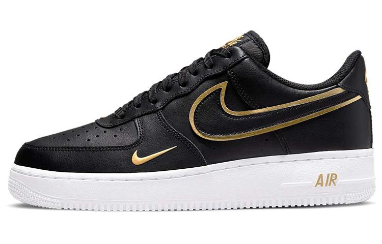 Nike Air Force 1 Low '07 Black Metalic Gold