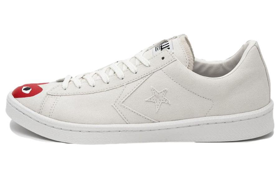 Converse X Comme Des Garcons Play Pro Leather 'White Red'