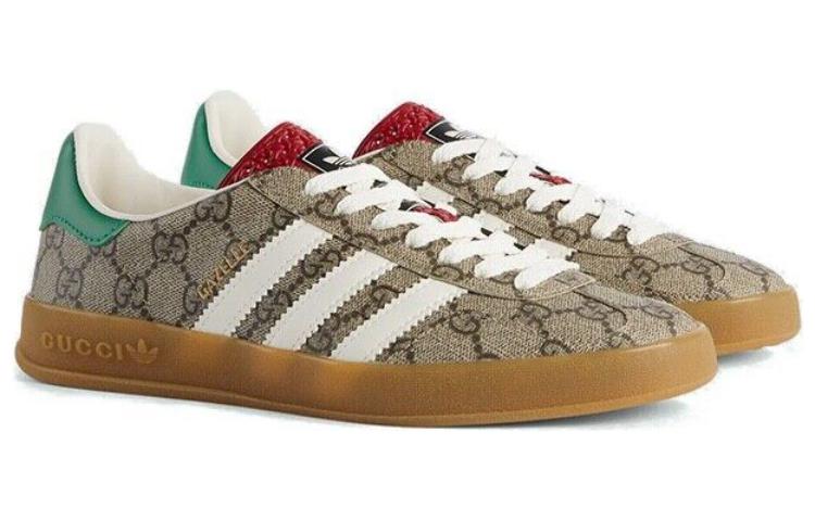 Adidas GUCCI X Women's Gazelle 'Beige GG Monogram' купить в интернет-магазине Yoocart с быстрой доставкой по России.