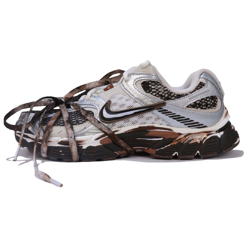 Nike V5 RNR Abrasion Resistant Breathable Low Top Running Shoes Unisex Dark Night Brown