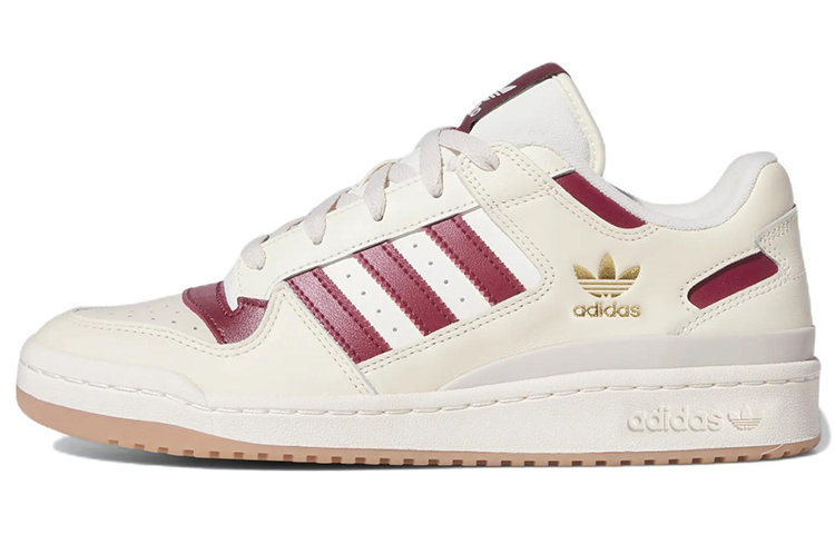 Adidas Forum Low 'Off White Collegiate Burgundy'