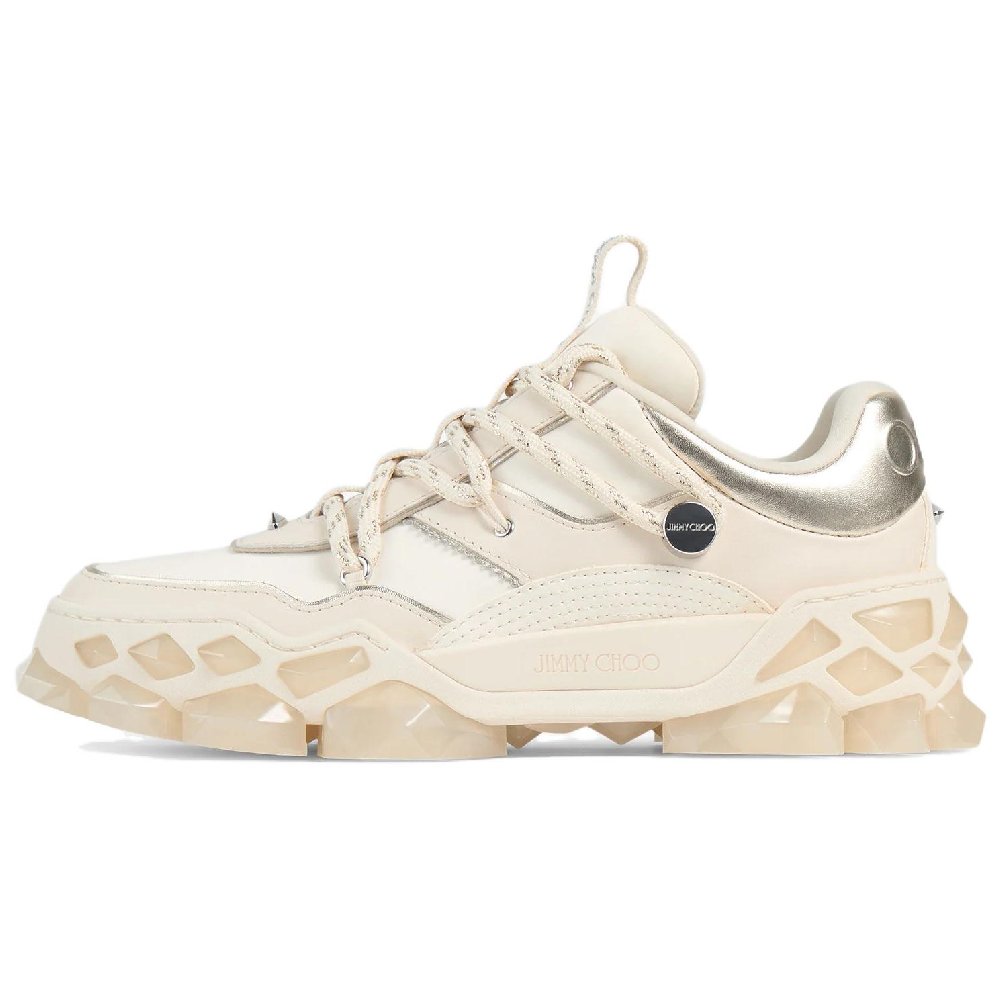 Jimmy Choo Diamond X II /M Low Top Casual Shoes Men's Beige