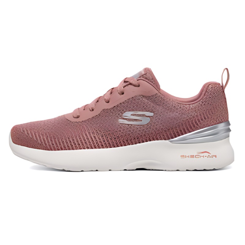 Skechers Cushioning Wear Resistant Low Top Casual Shoes Women's Pink