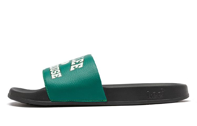 Lee EVA Slip-Resistant Slide Slippers Unisex Green Black