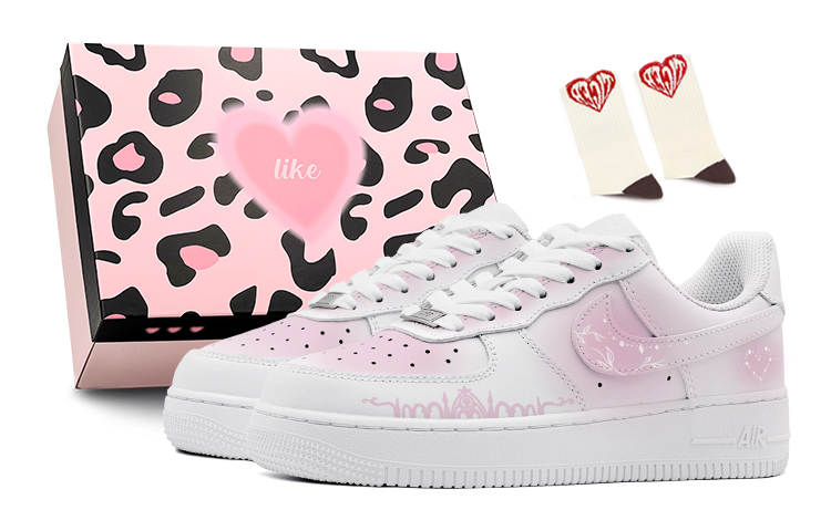 Nike Air Force 1 Skateboard Shoes Women's Low Top White