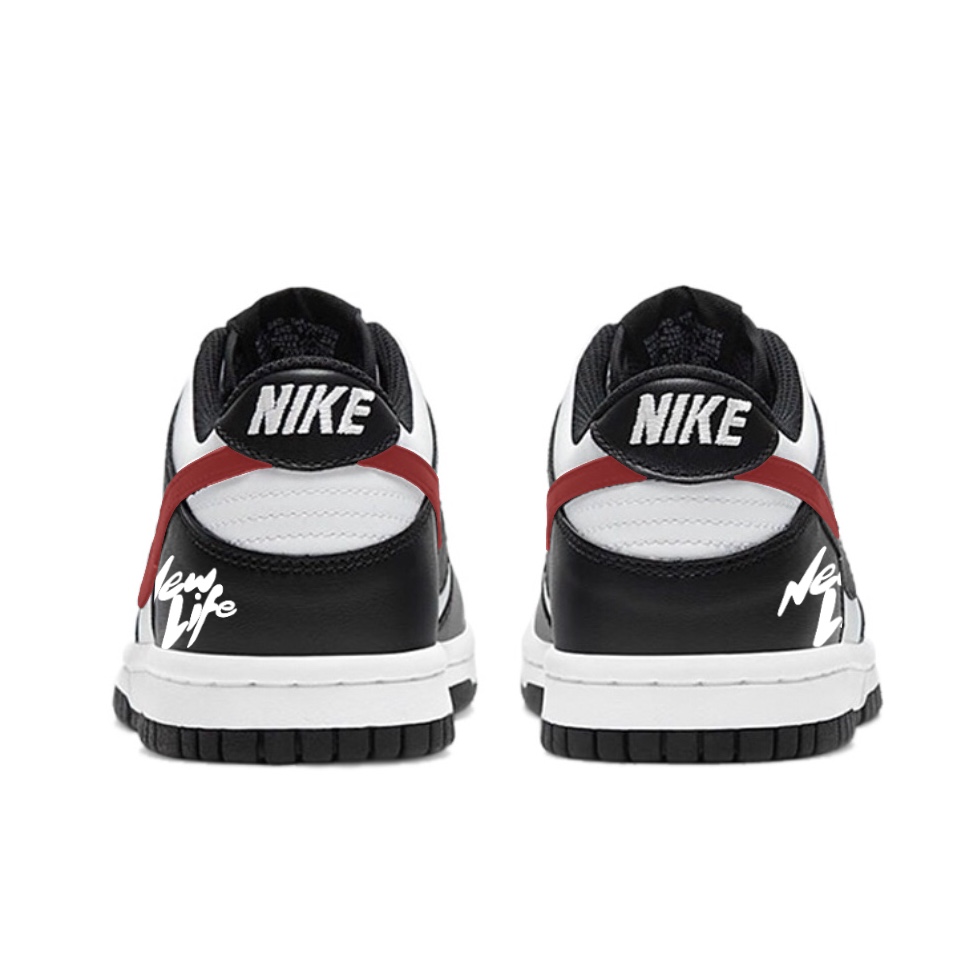 Nike Dunk SB Red Haze Graffiti Abrasion Resistant Low top Skateboard Shoes Unisex Black White купить в интернет-магазине Yoocart с быстрой доставкой по России.