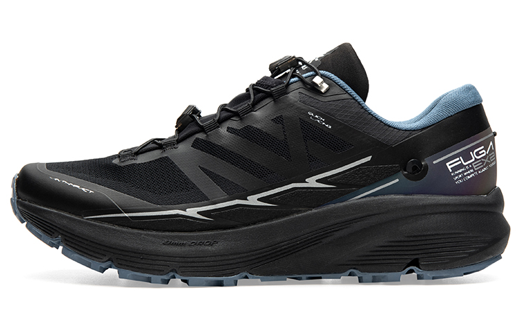 KAILAS FUGA Running Shoes Men's Low Top Black White Blue