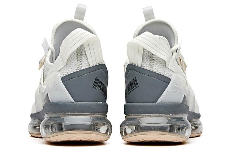 Anta Cushioning Abrasion Resistant Coverage Support Rebound Low Top Running Shoes Men's White Gray купить в интернет-магазине Yoocart с быстрой доставкой по России.