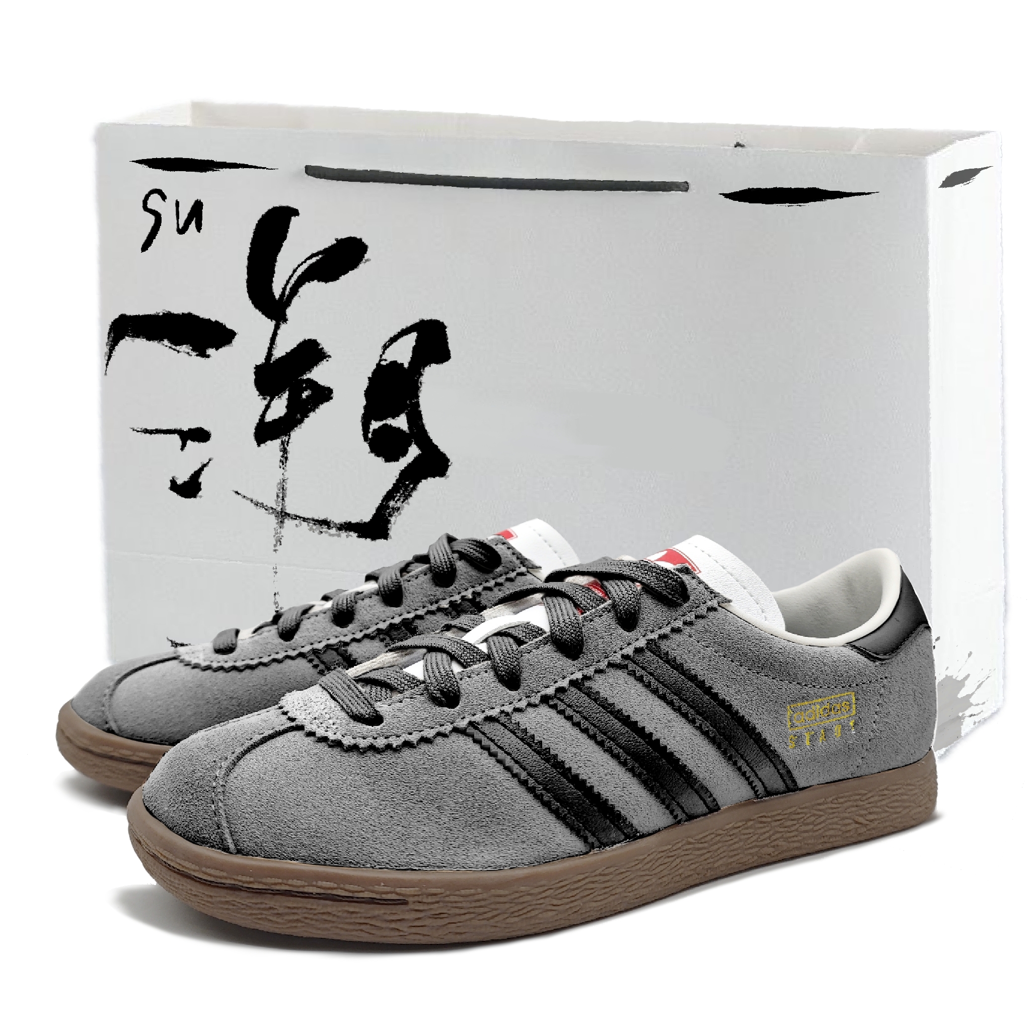 Adidas Neo Gray Walker Gold Ld Slip Resistant Low top Skateboard Shoes Unisex Brown