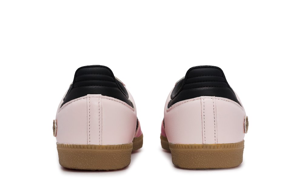 Adidas Originals SAMBA OG Skateboard Shoes Women's Low Top Black/Pink/Brown