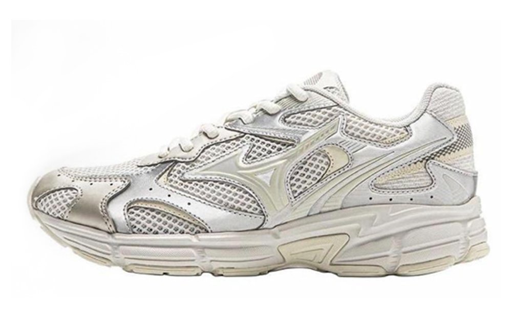 Mizuno Speed 2K Low Top Running Shoes Unisex Silver Pink