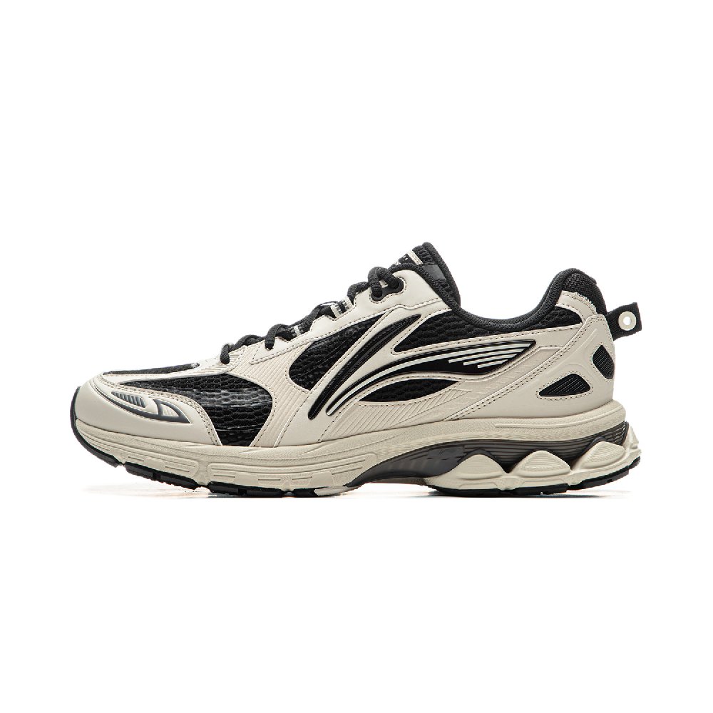 LiNing Shake 2.0 Anti Slip Wear Resistant Low Top Casual Running Shoes Men's Black Gray Color