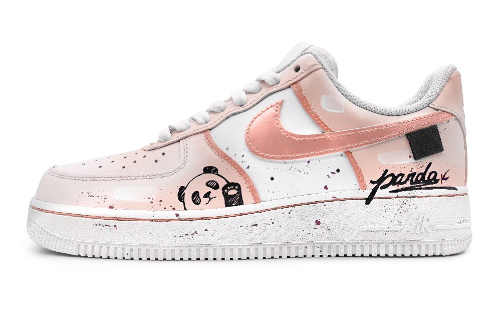 Nike Air Force 1 Low LE Low-Top Skateboard Shoes GS Pink Gray
