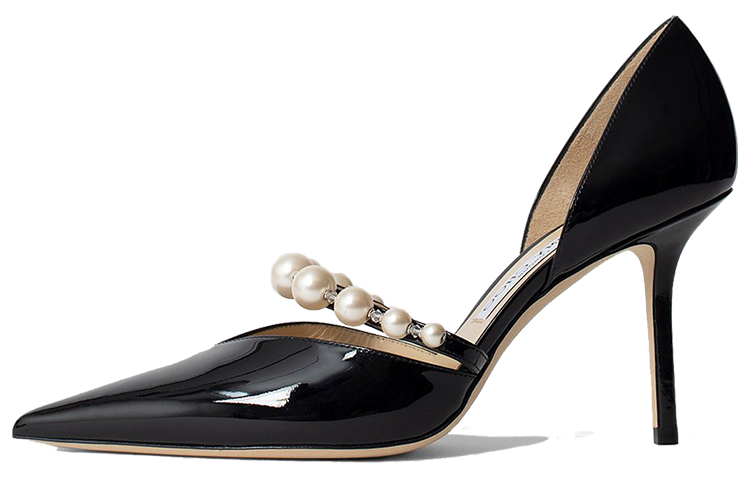 Jimmy Choo Aurelie 85mm Pearl-embellished Pumps