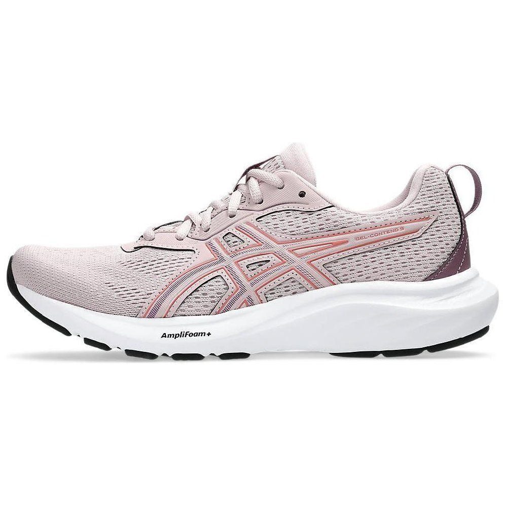 Asics GEL CONTEND 9 Anti Slip Wear Resistant Low Top Casual Running Shoes Women's Pink