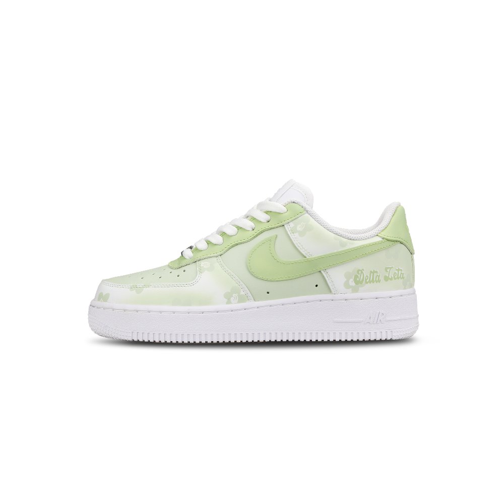 Nike Air Force 1 Low-Top Skateboard Shoes Women's Green White