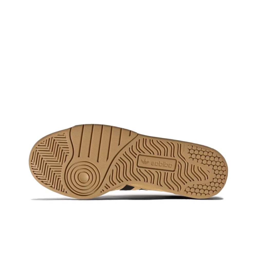 Adidas Originals Courtic Anti-Slip Wear-Resistant Low-Top Skateboard Shoes Unisex Black Brown
