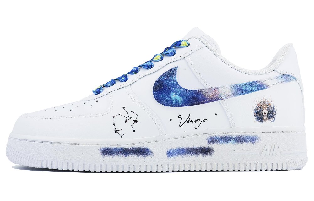 Nike Air Force 1 Virgo SDS Low Top Skateboard Shoes Women's White