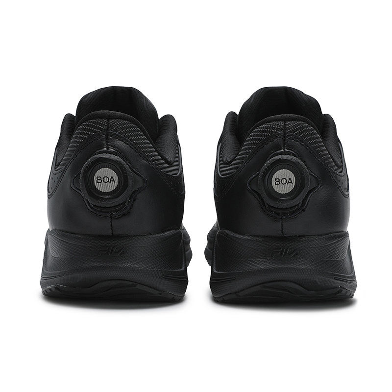 FILA BOA Cushioning Low Top Running Shoes Men's Black