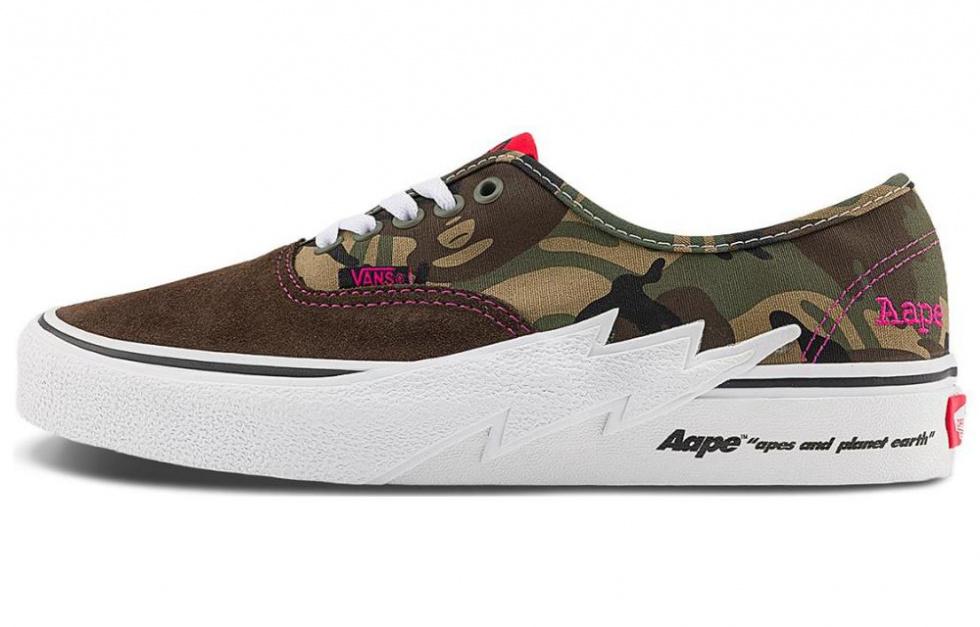 Authentic Aape X Vans 'Bolt Green Camo'