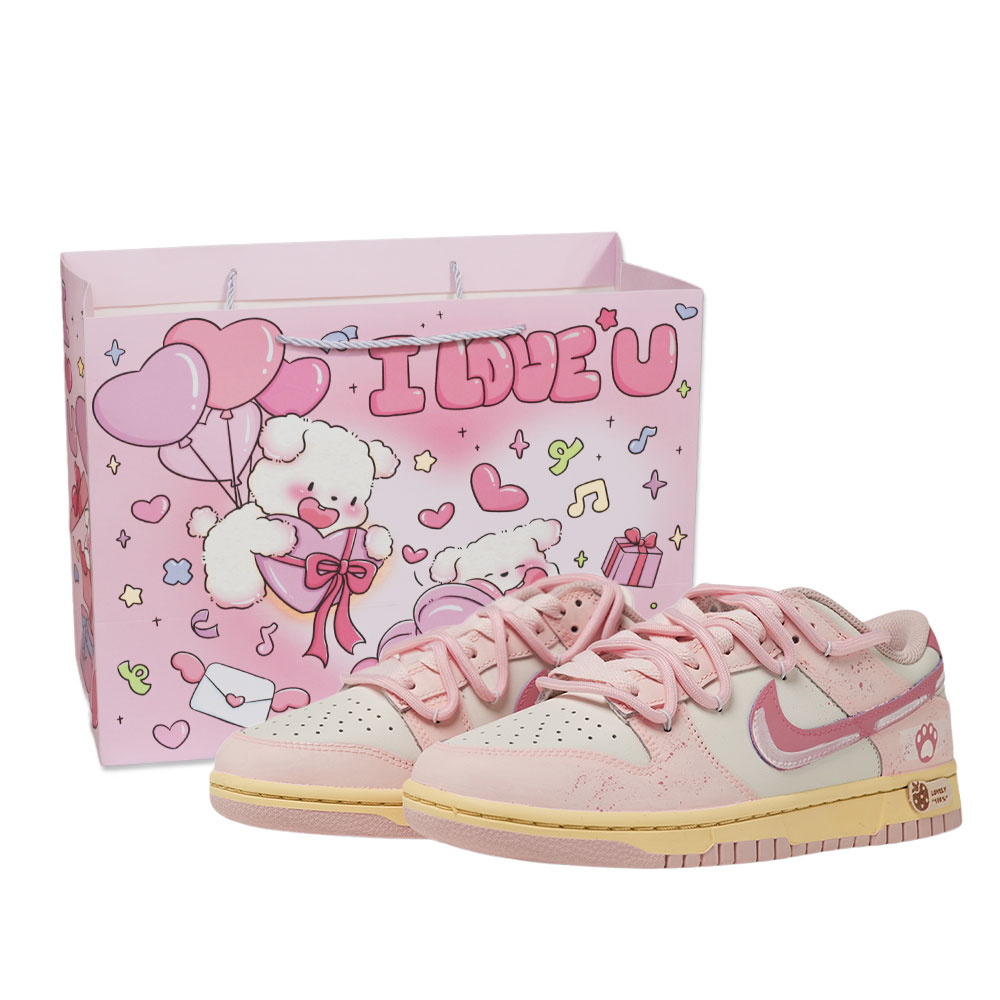 Nike Dunk Skateboard Shoes Women's Low-Top White