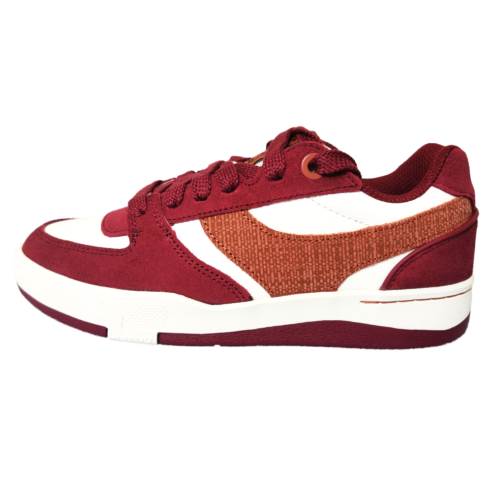 LiNing Low-Top Skateboard Shoes Men's Burgundy