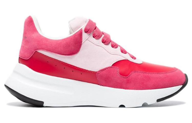 Alexander McQueen Runner Low top Casual Shoes Women's White Red