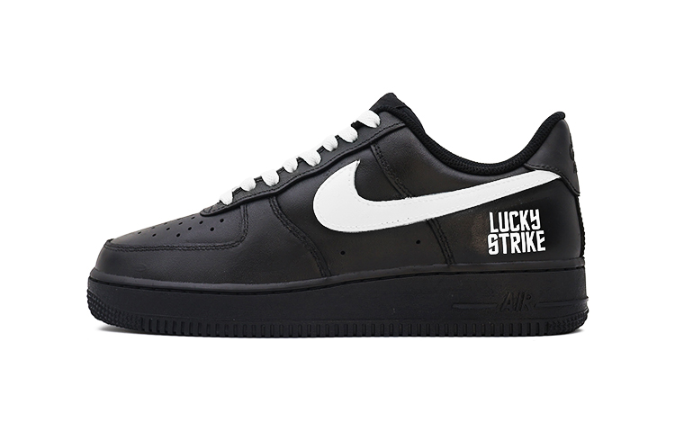 Nike Air Force 1 Low 07 Low-Top Skateboard Shoes Unisex Black White