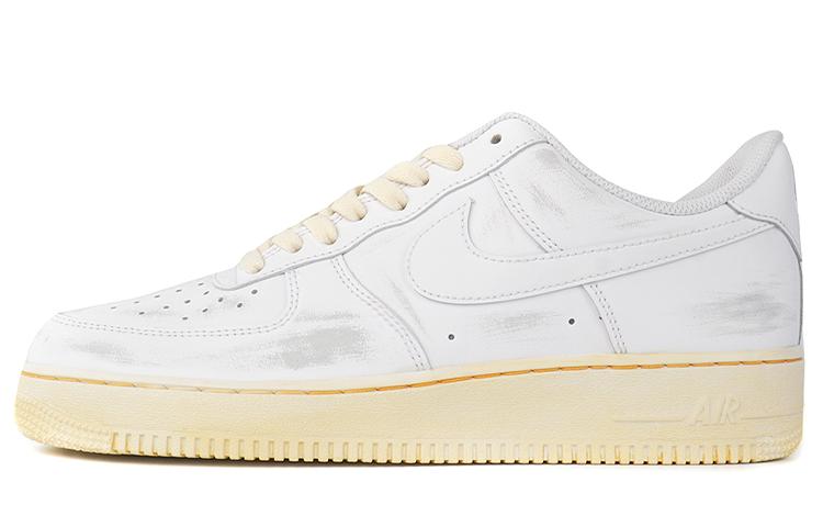 Nike Air Force 1 07 Low Air Force 1 Anti Slip Wear Resistant Low Top Skateboard Shoes Men's Yellow White