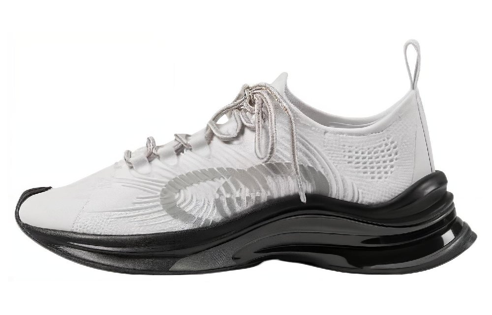 GUCCI Women's Run Sneaker 'White Grey Black' Women's
