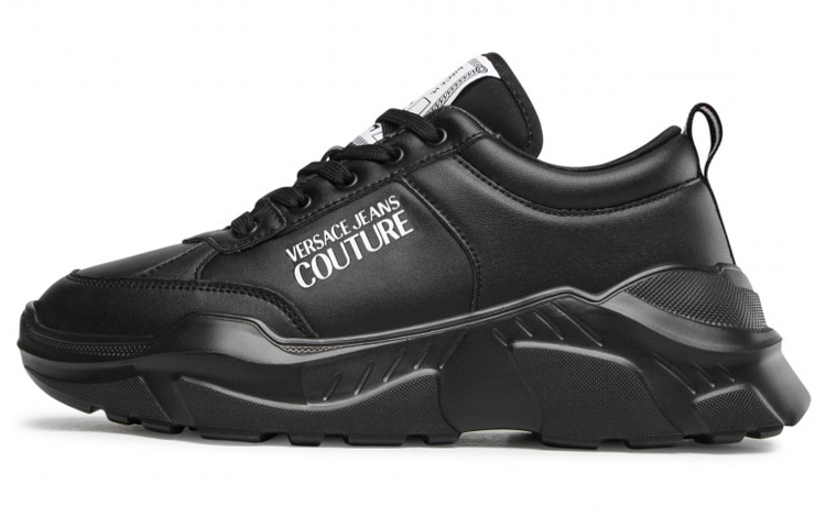 VERSACE JEANS COUTURE Low-Top Casual Shoes Men's Black