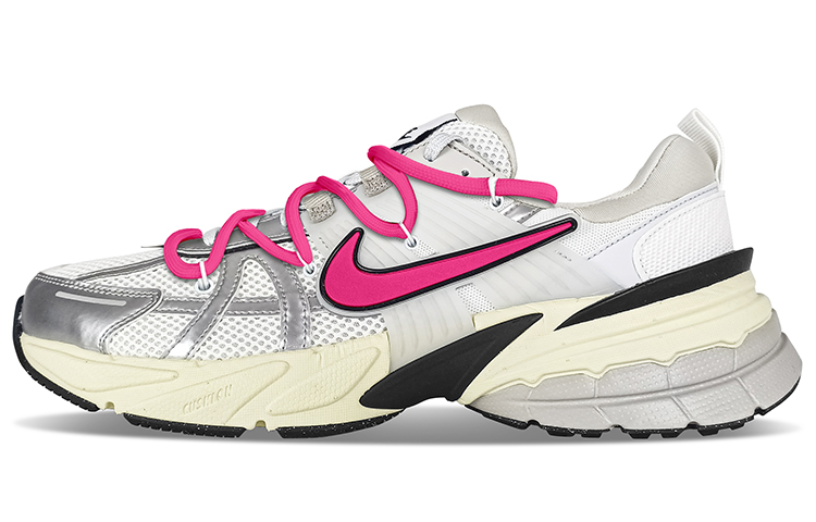 Nike V2K Run Low-Top Running Shoes Women's Pink Silver