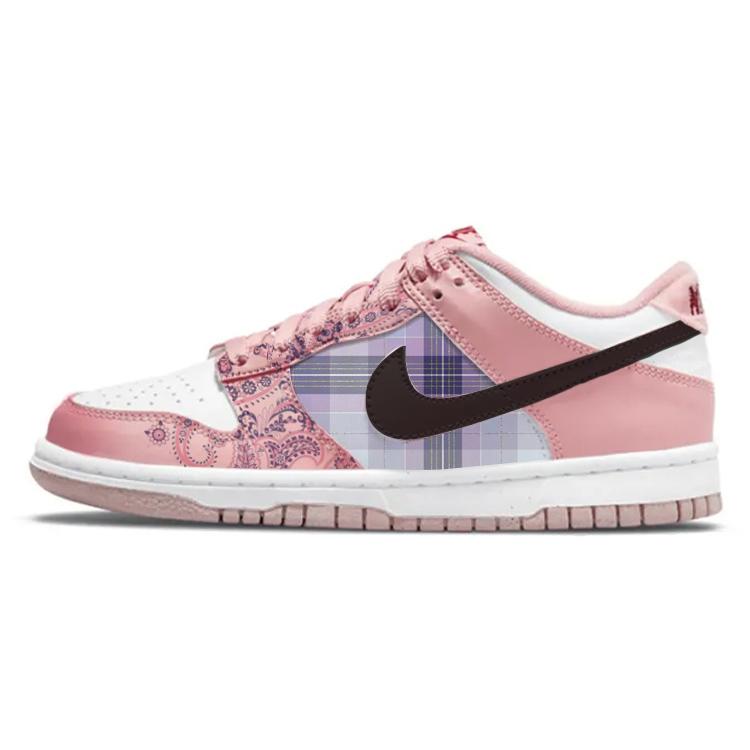 Nike Dunk Skateboard Shoes Women's Low-Top White/Pink